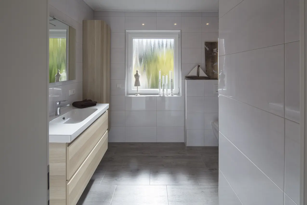Badezimmer Komplettbadsanierung mit wedi Produkten