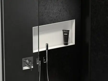 Shower with niche wedi Top line