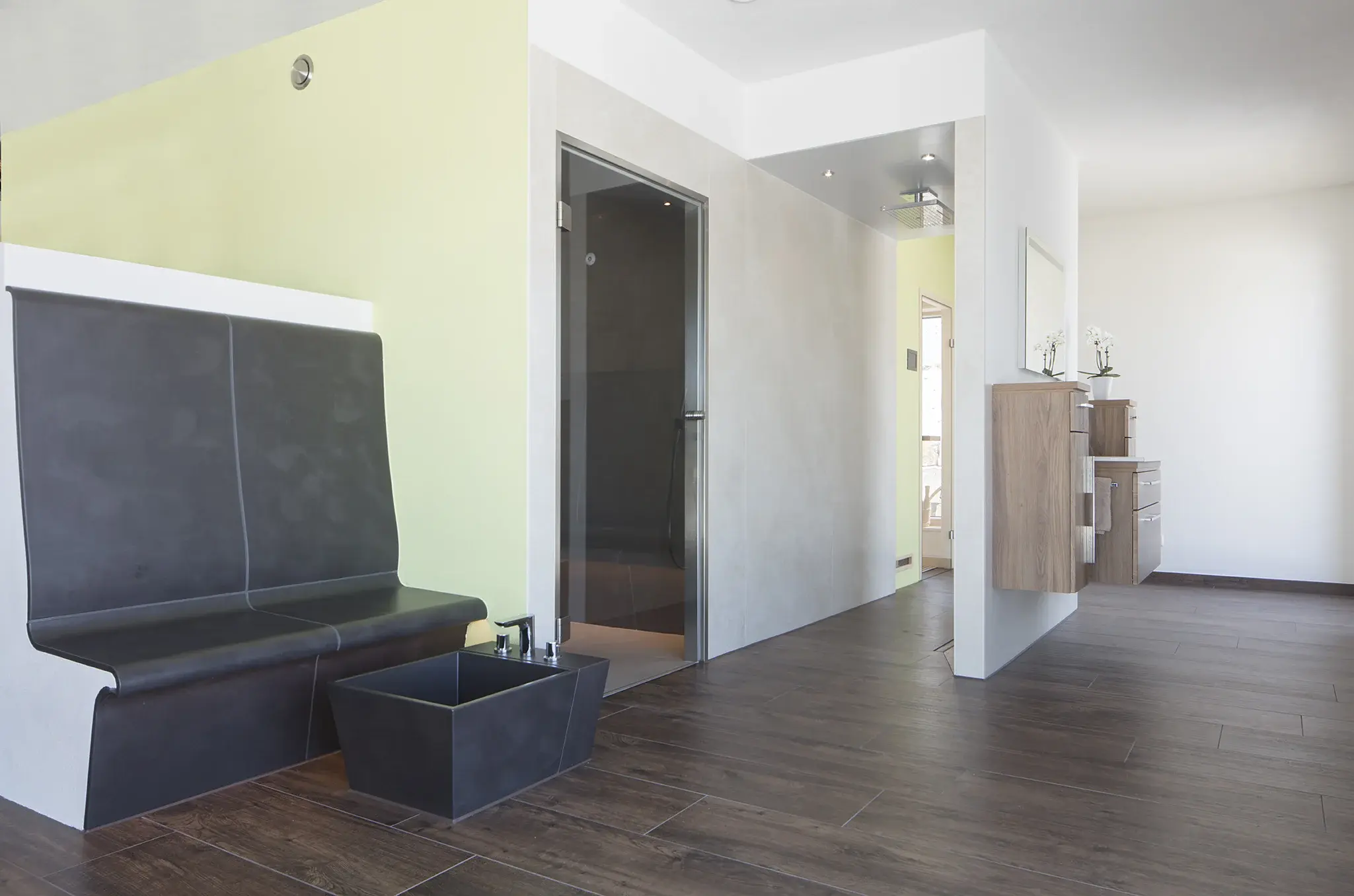 Privater Wellnessbereich Neubau