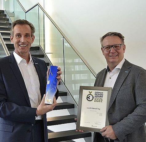 wedi wins awards for shower elements and design surfaces