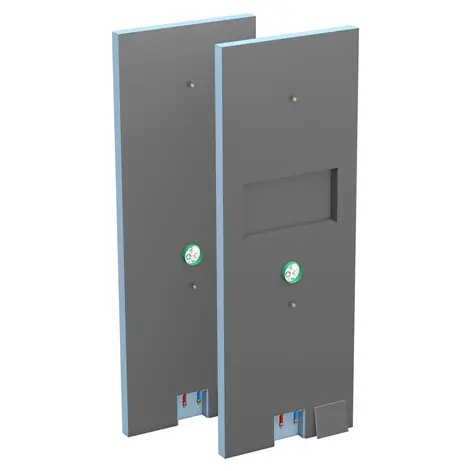 Module anti-vandalisme de douche avec et sans niche