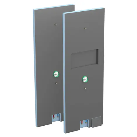 Douche Vandal module met en zonder nis