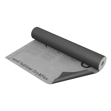 Rol wedi Subliner Dry & Flex afdichtings- en ontkoppelingsmat voor tegeloppervlakken.