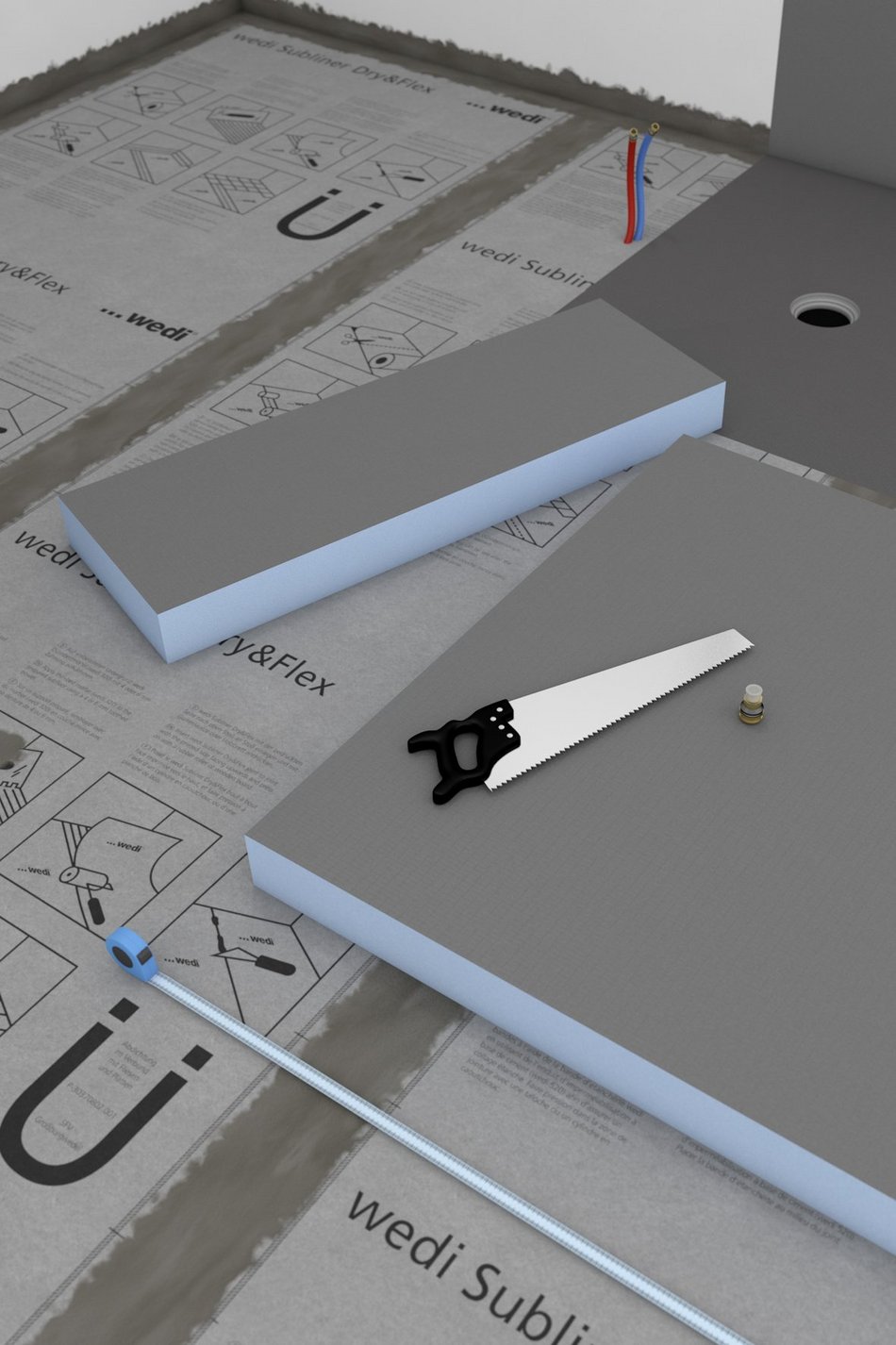 The foundation of the wedi building systems