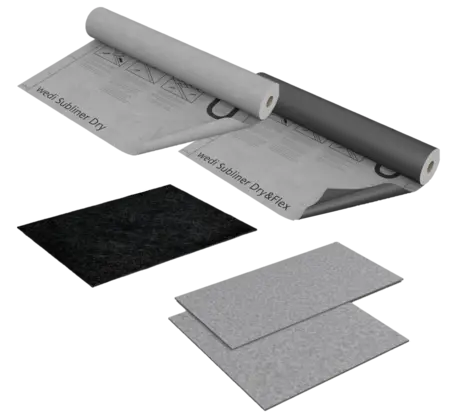 wedi Produkte für Schallentkopplung