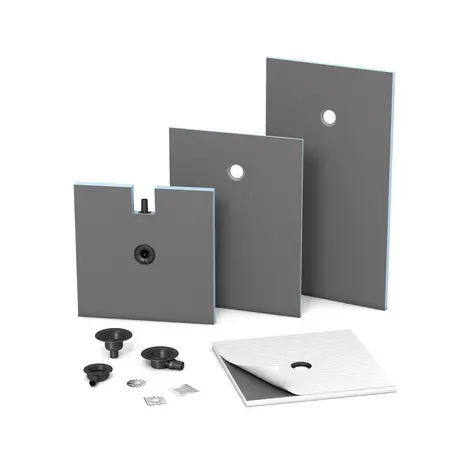 Wedi system point drainage