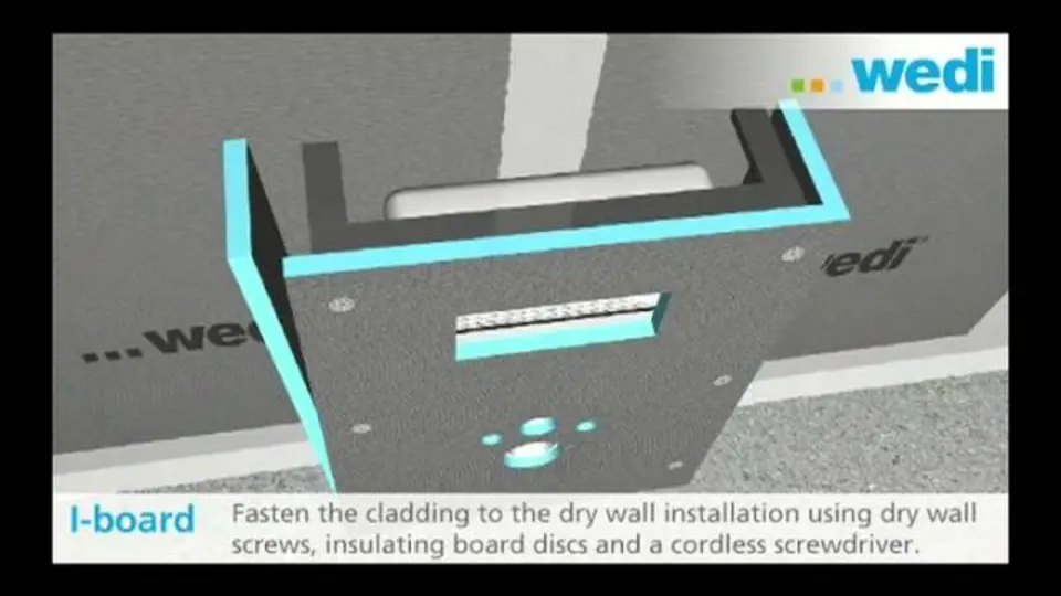 wedi | EN - Training: wedi I-board for cladding wall-mounted toilets