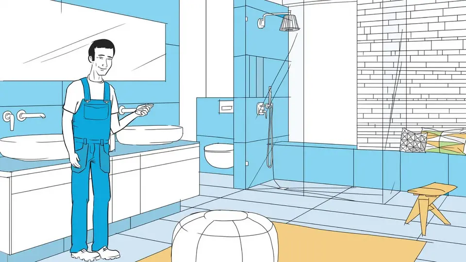 wedi FR | Que prendre en considération lors de la réalisation de l´étanchéité d´une salle de bains ?