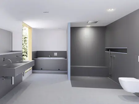 Bathroom with wedi Products
