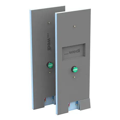 Shower vandal module with and without niche