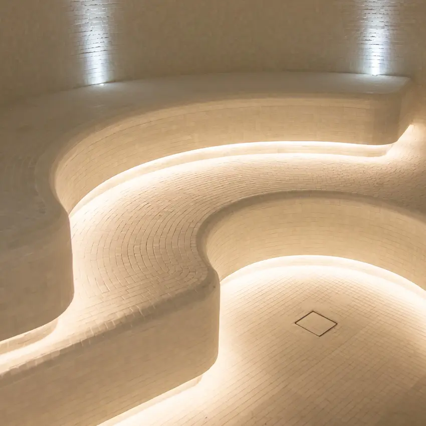 Les Angeles Renovierung Umgestaltung Hamam-Bereich