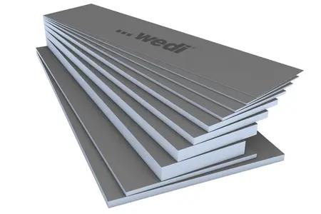 Stacks of wedi building boards