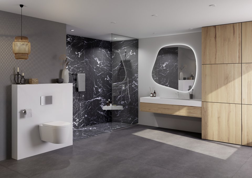 Raummilieu Badezimmer wedi