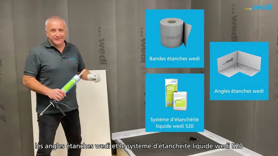 wedi | FR - Tuto – Réalisation douches sur plancher bois avec receveurs wedi Fundo Ligno Plus/ Primo