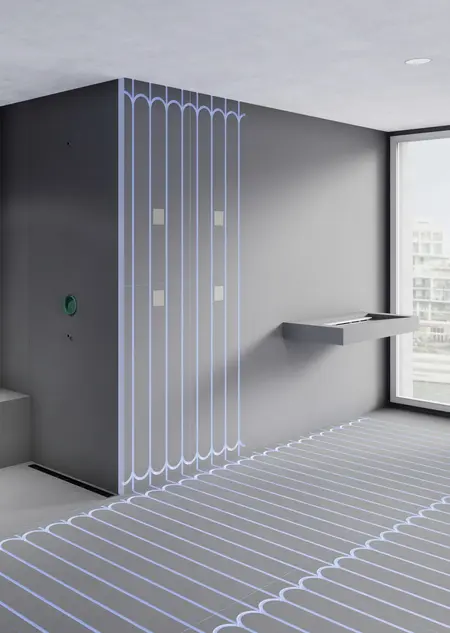 Bathroom made of wedi Products