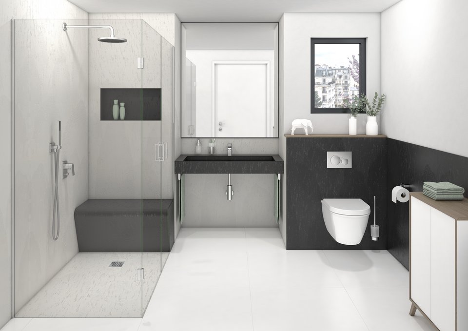 Designoberfläche Badezimmer Fundo Top