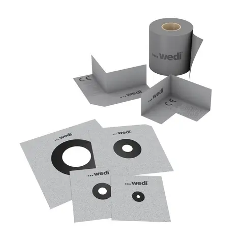 wedi Tools Dichtband, Dichtecken und Dichtmanschetten