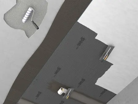 Bauplatte unter Decke anbringen