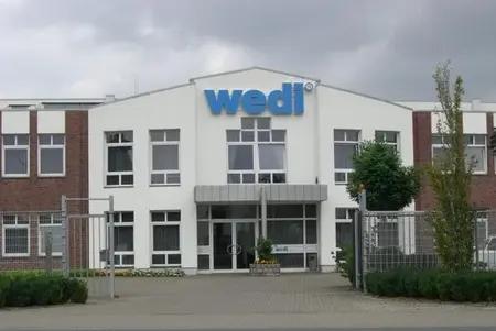 wedi Produktionsgebäude Eingang