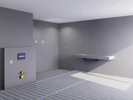 wedi PreLine – Fußbodenheizung im Badrohbau