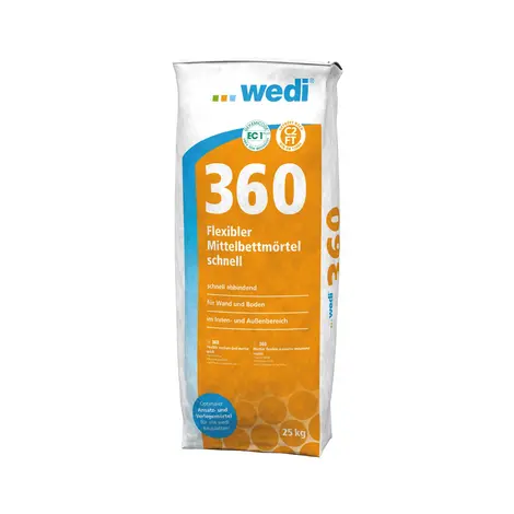 wedi 360 Mittelbettmörtel