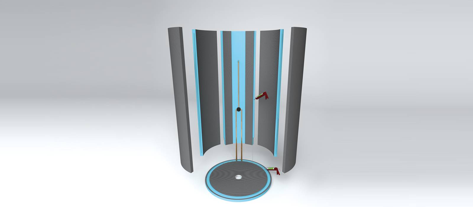 Building of shower wall  Fundo Trollo libero / Nautilo libero