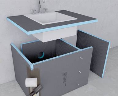 Création de meubles pour salle de bains