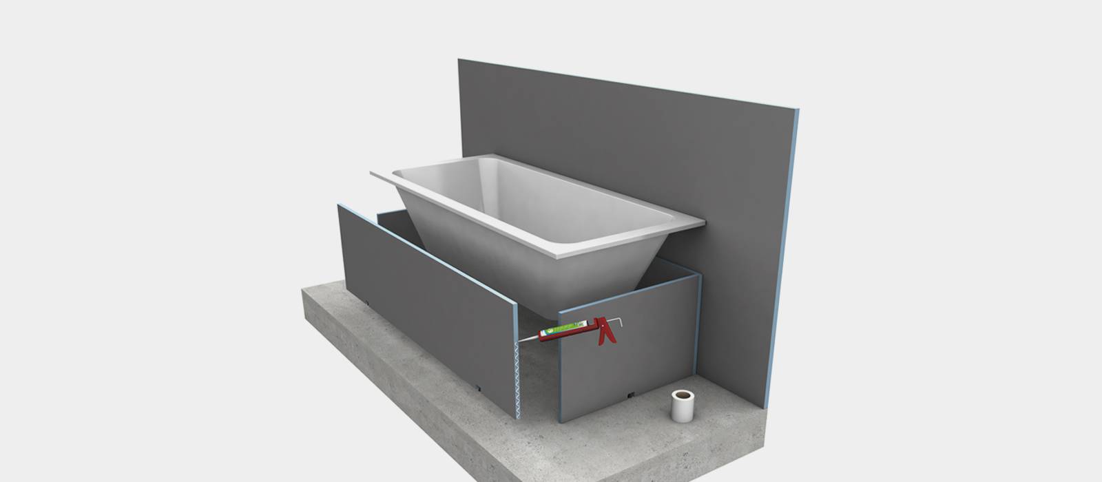 Bathtub cladding