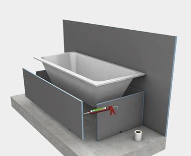 Bathtub cladding