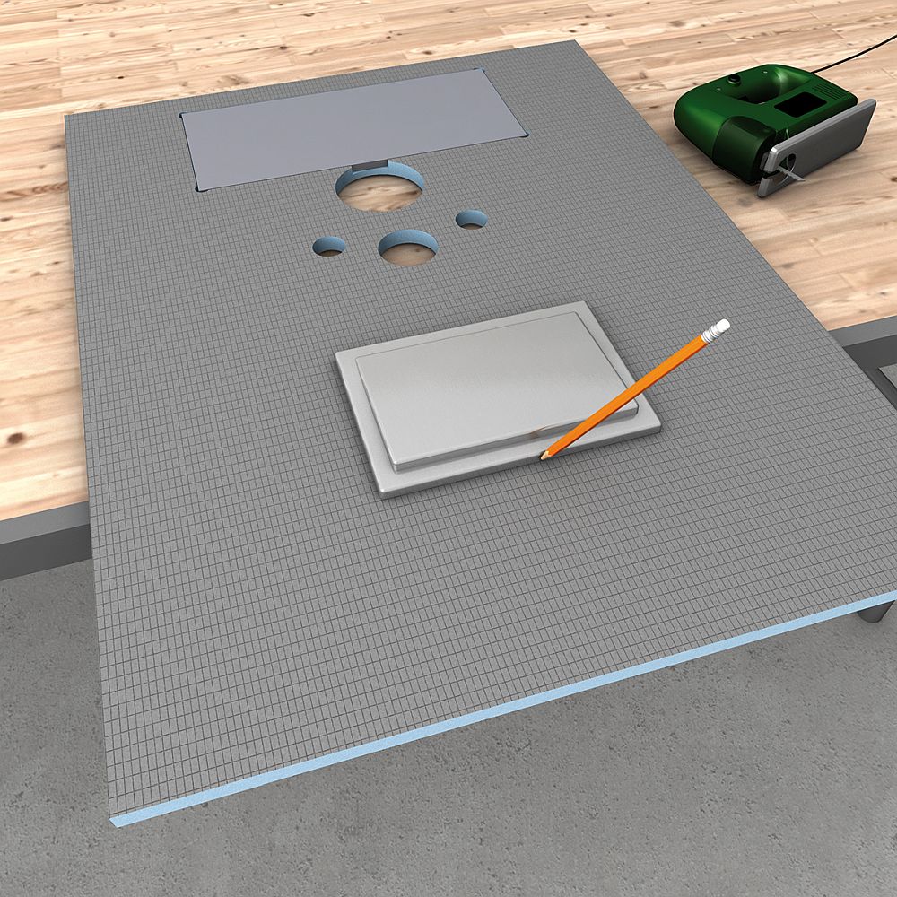 WCVorwandinstallation verkleiden mit Fertigelement wedi IBoard