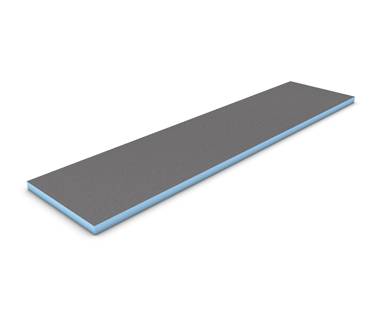 Special wedi construction plate Vapor with integrated vapor brake for rooms with permanently increased humidity for wall, ceiling and floor in different thicknesses