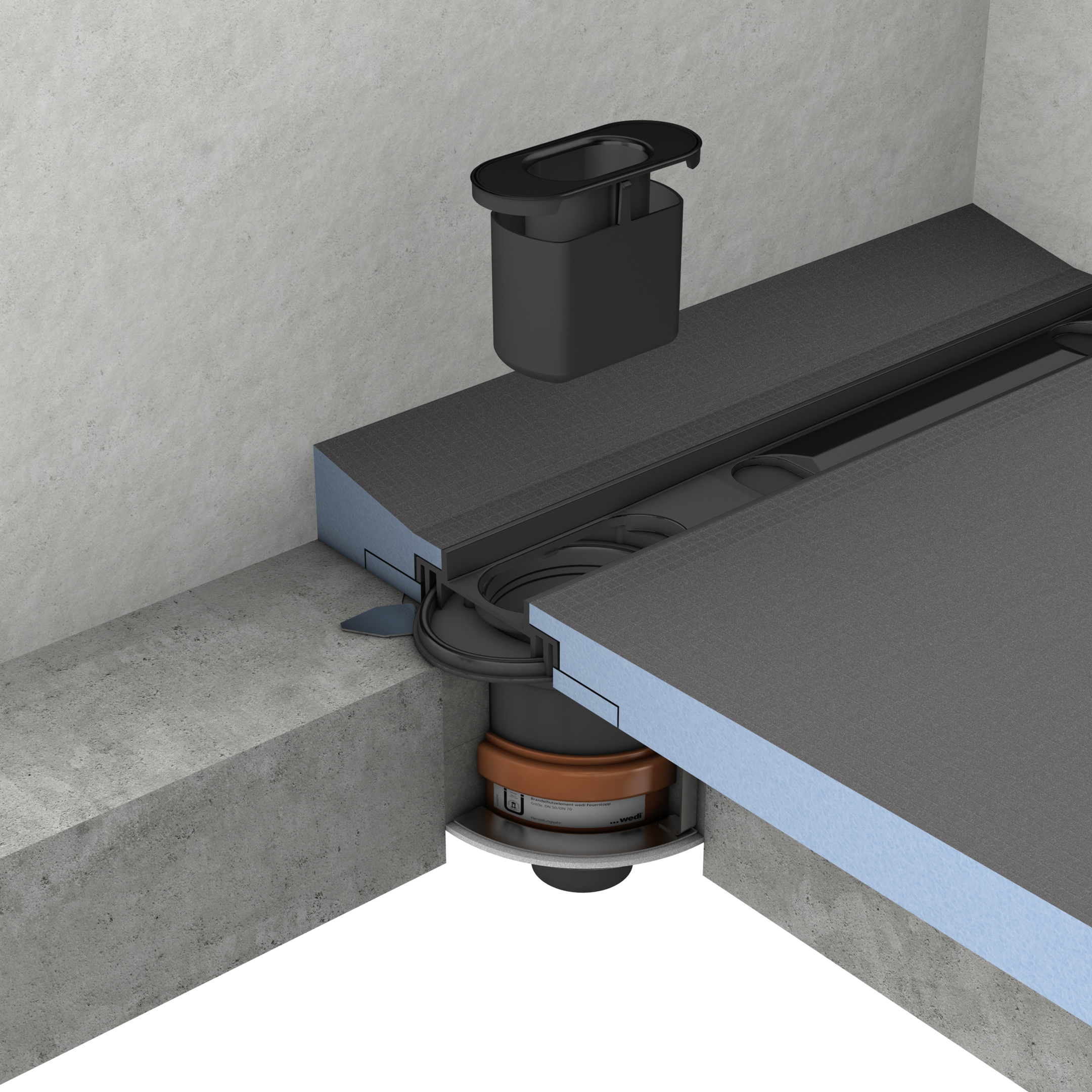 Vertical drain for Fundo Riolito Neo, Riolito, Riofino, RioLigno (Linear drainage)