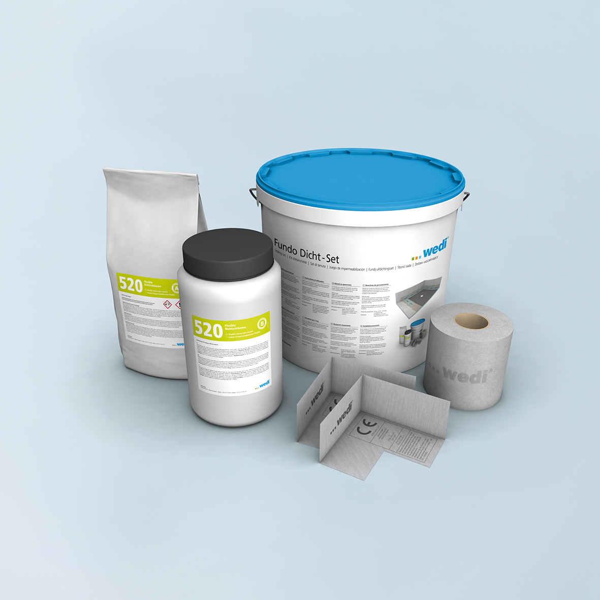 wedi Fundo sealing set