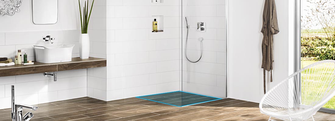 Receveur de douche à carreler fundo plano 90x90 cm - wedi 201010552