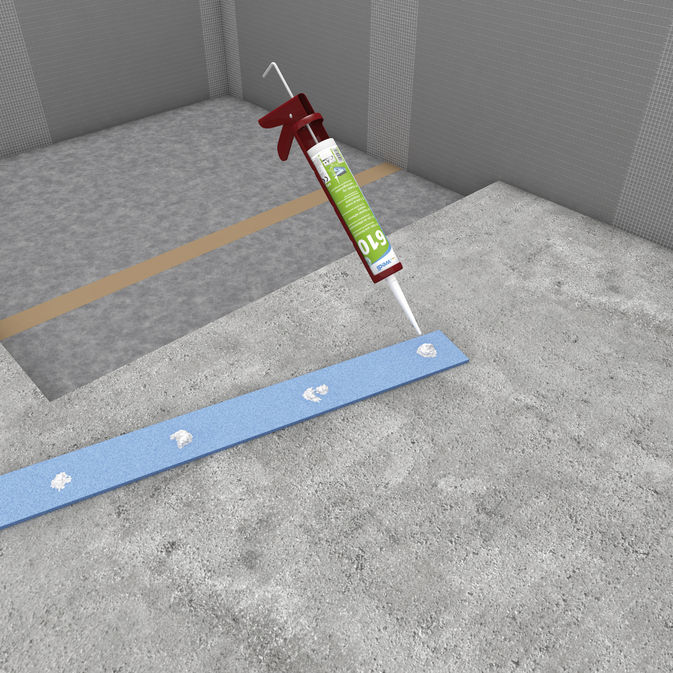 Edge insulation strips