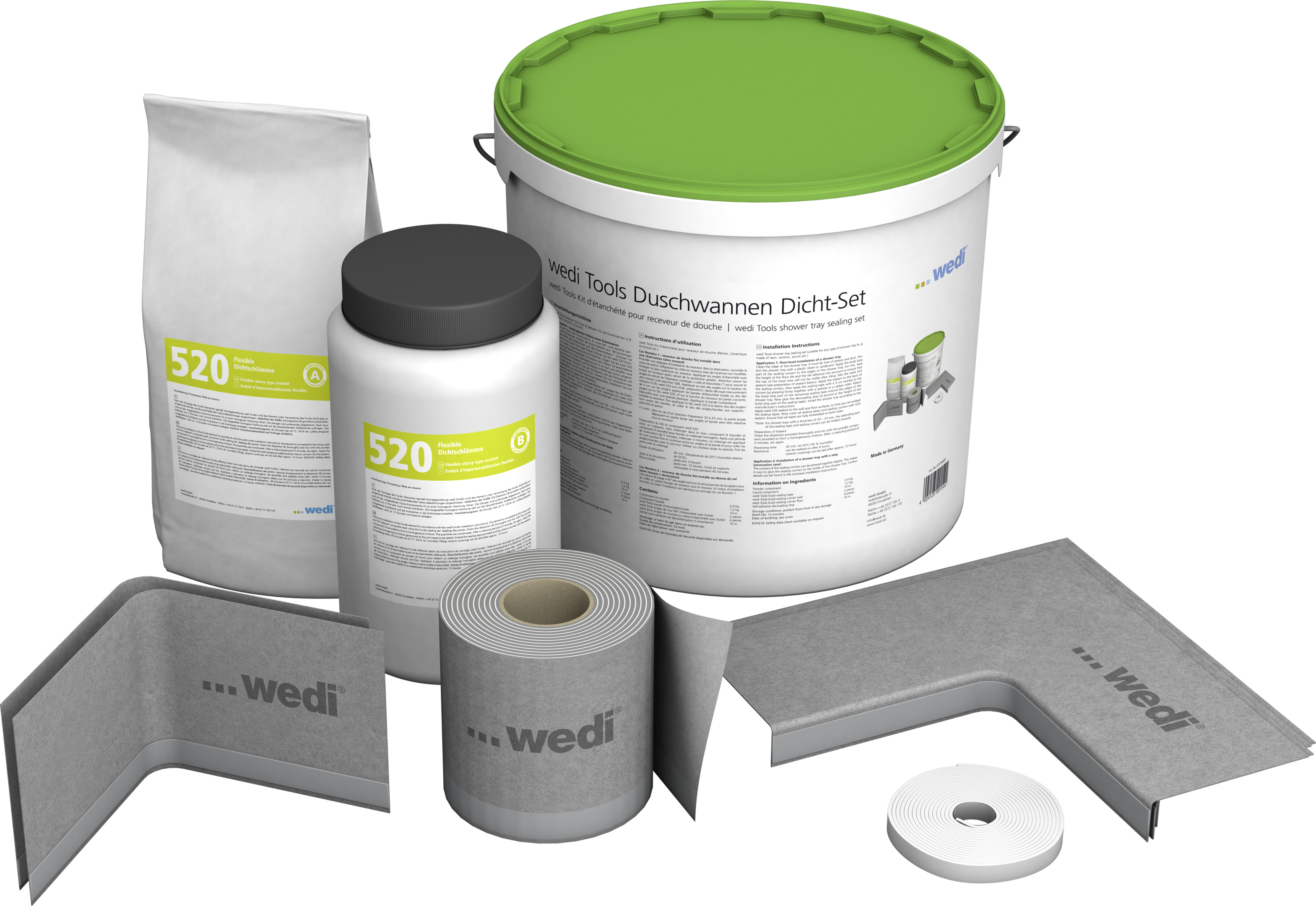 wedi Tools Duschwannen Dicht-Set