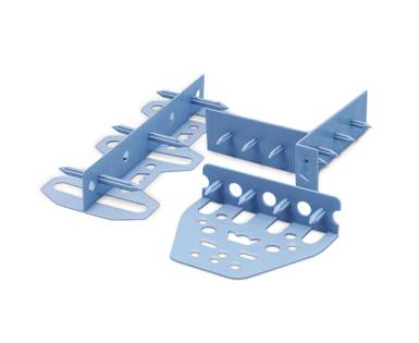 Stabilizing connectors 90° and 180° for the first connection of the wedi construction board systems