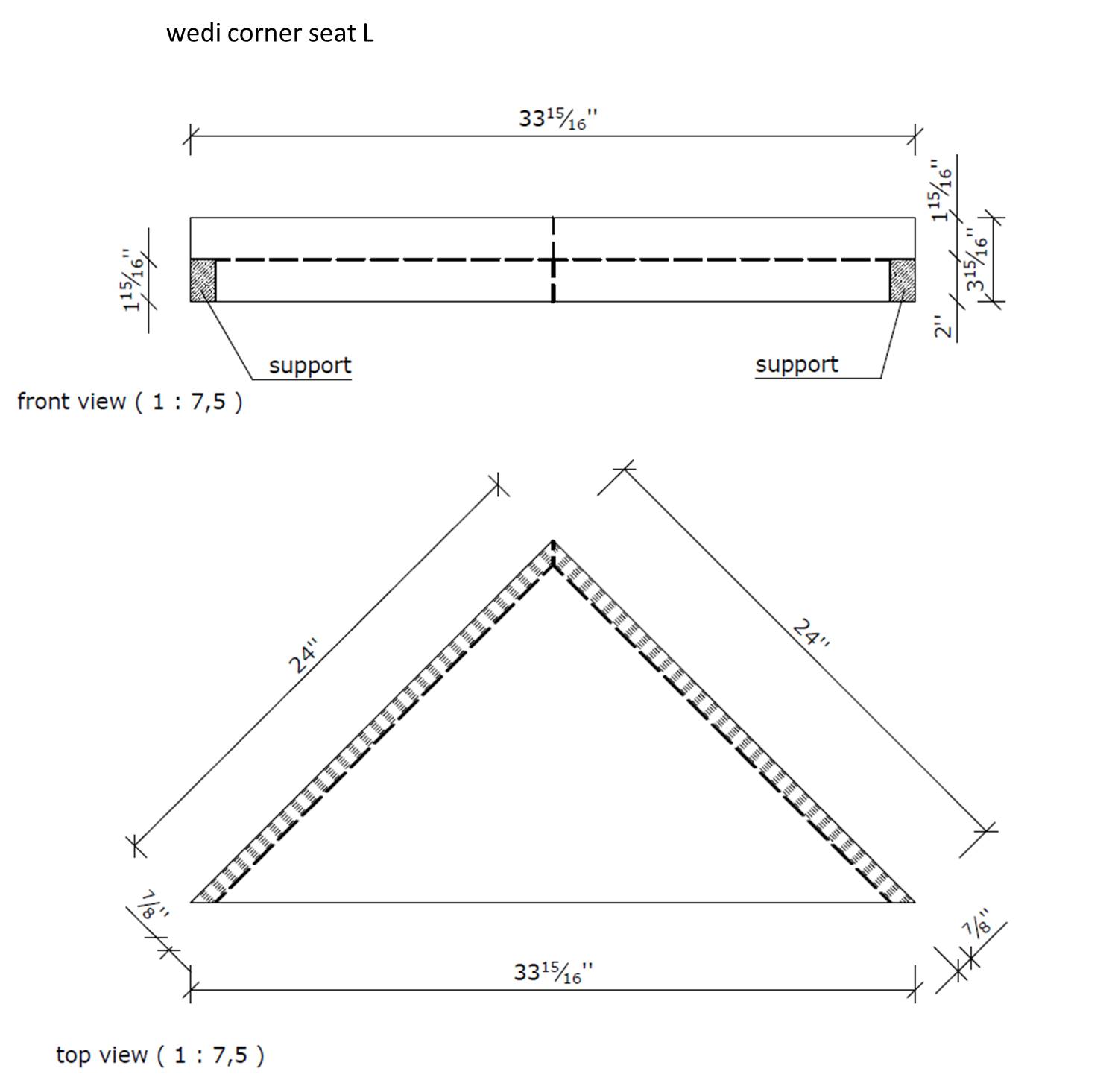 Shower Bench Seat Height