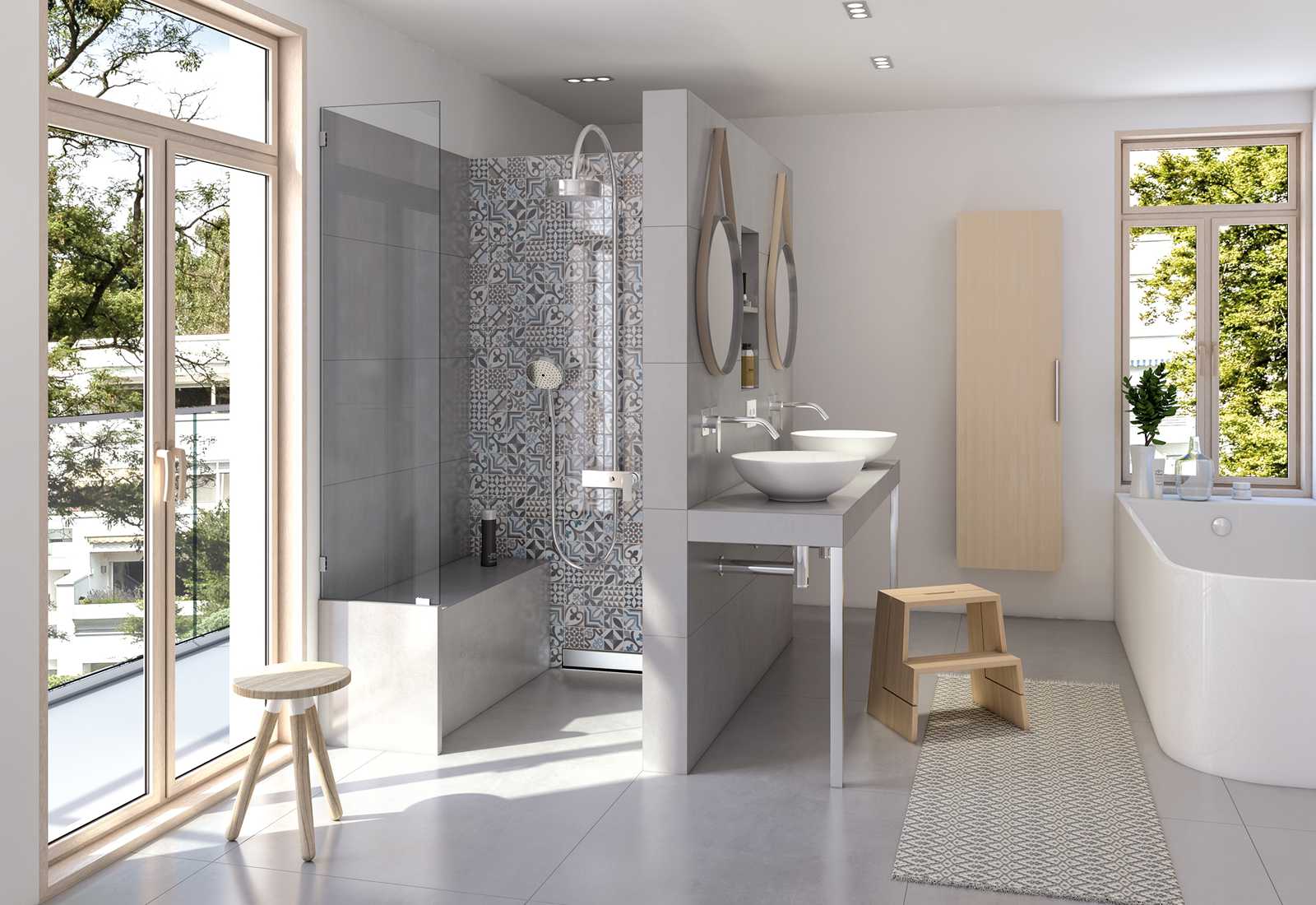 Wedi sanoasa floating shower bench top