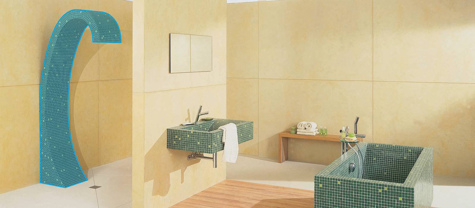 Sanbath Wave Shower unit